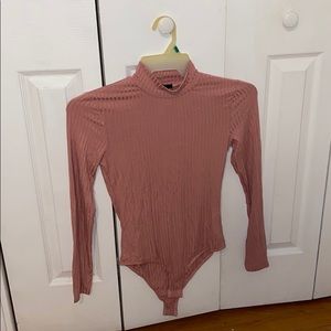 Brand new FOREVER 21 blush body suit.
